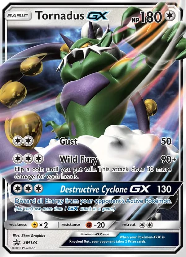 Tornadus GX — SM Black Star Promos, Rare