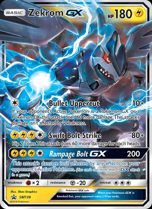 Zekrom GX — SM Black Star Promos, Rare