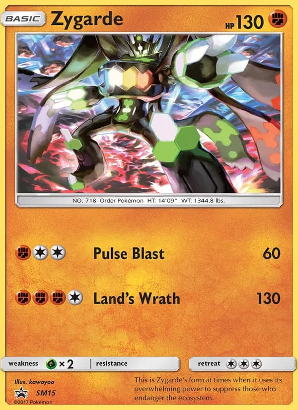 Zygarde — SM Black Star Promos, Rare