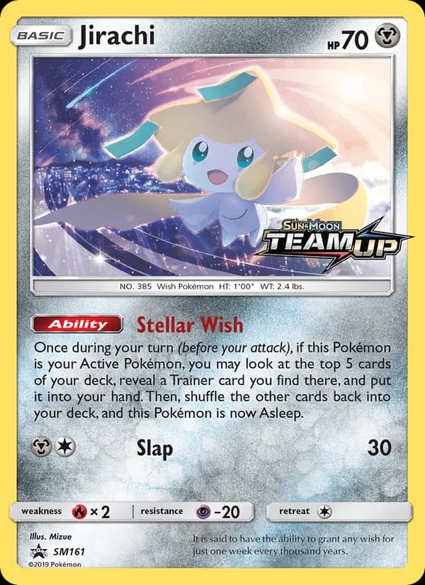 Jirachi — SM Black Star Promos, Rare