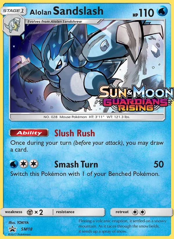 Alolan Sandslash — SM Black Star Promos, Rare