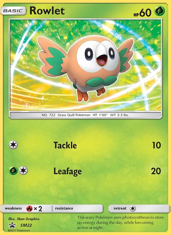 Rowlet — SM Black Star Promos, Rare
