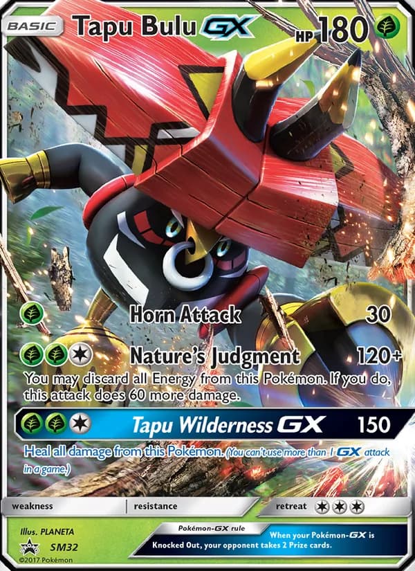 Tapu Bulu GX — SM Black Star Promos, Rare
