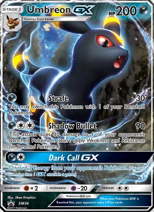 Umbreon GX — SM Black Star Promos, Rare