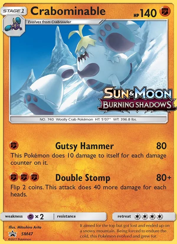 Crabominable — SM Black Star Promos, Rare