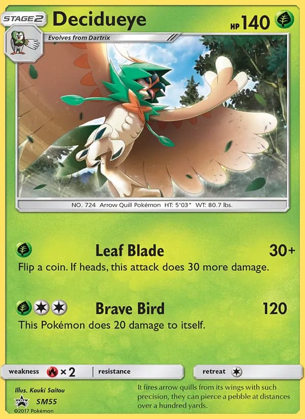 Decidueye — SM Black Star Promos, Rare