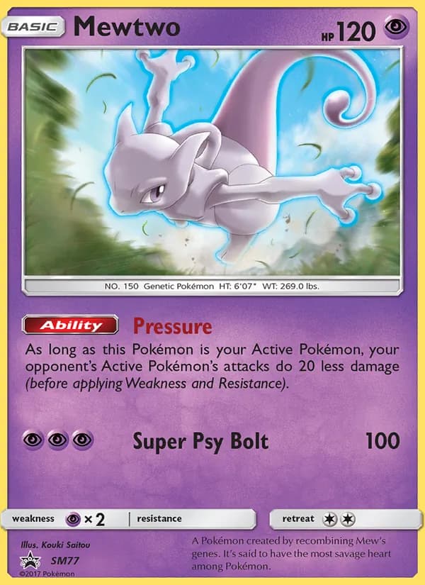 Mewtwo — SM Black Star Promos, Rare