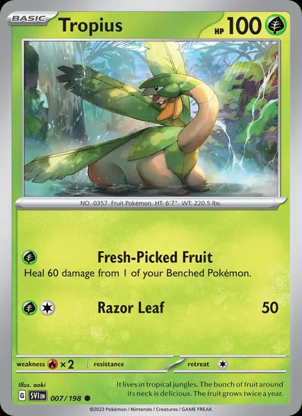 Tropius — Scarlet & Violet, Common