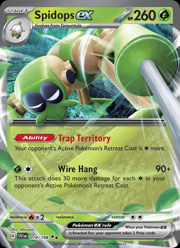 Spidops ex — Scarlet & Violet, Double rare