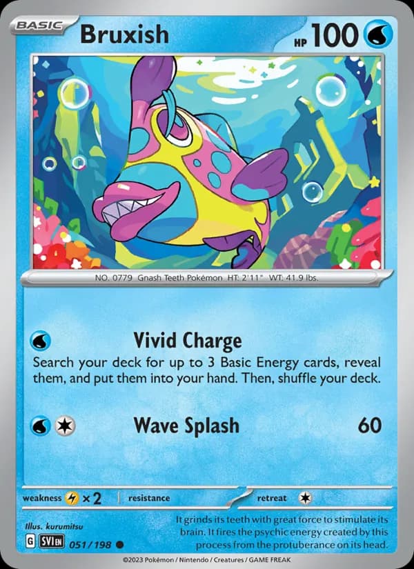 Bruxish — Scarlet & Violet, Common