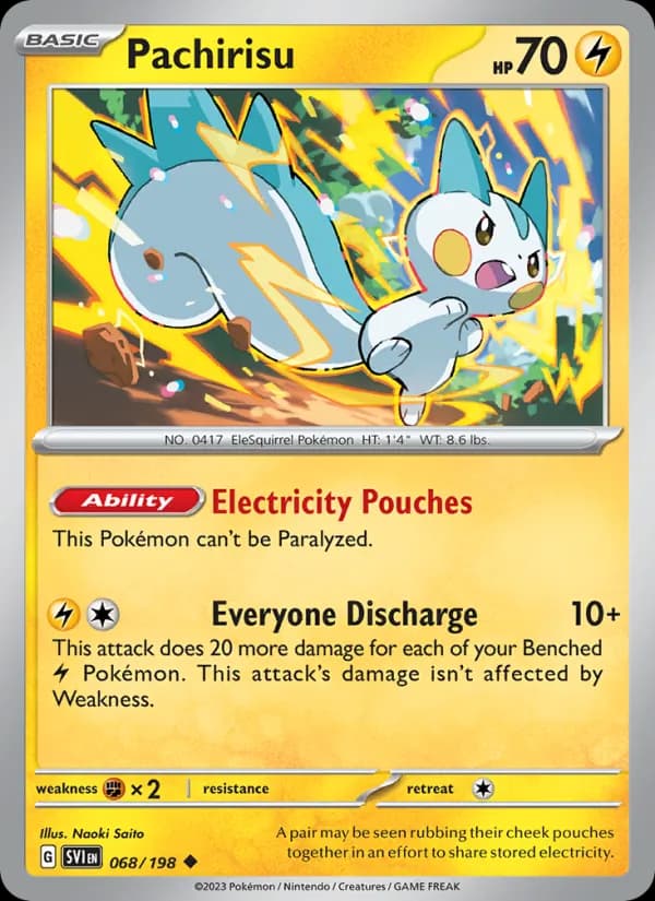 Pachirisu — Scarlet & Violet, Uncommon