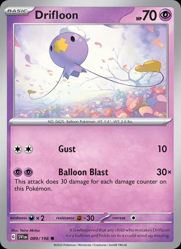 Drifloon — Scarlet & Violet, Common