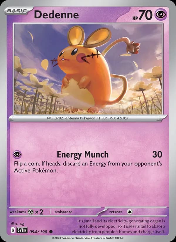 Dedenne — Scarlet & Violet, Common