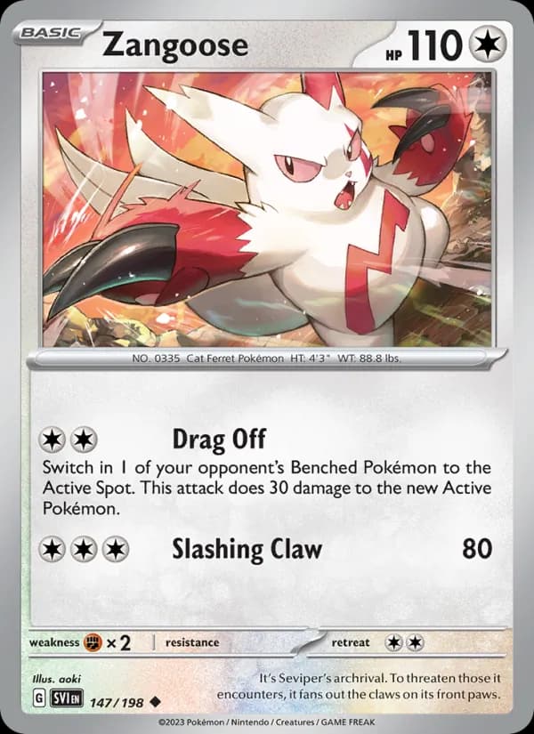 Zangoose — Scarlet & Violet, Uncommon