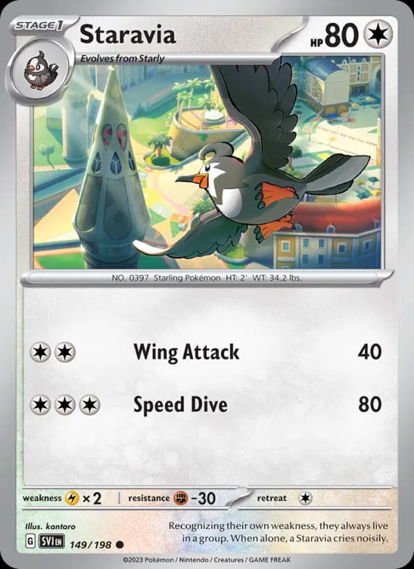 Staravia — Scarlet & Violet, Common