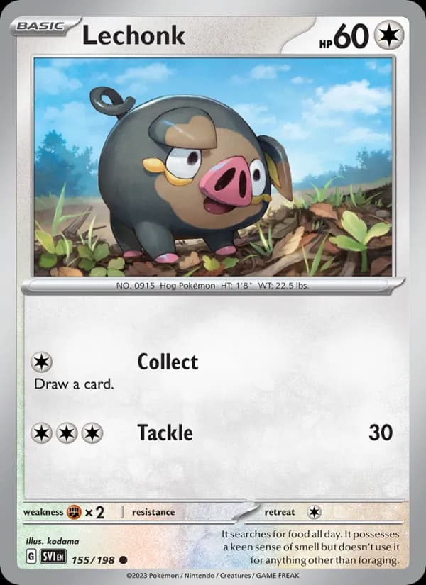Lechonk — Scarlet & Violet, Common