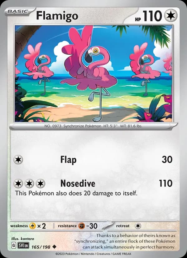 Flamigo — Scarlet & Violet, Uncommon