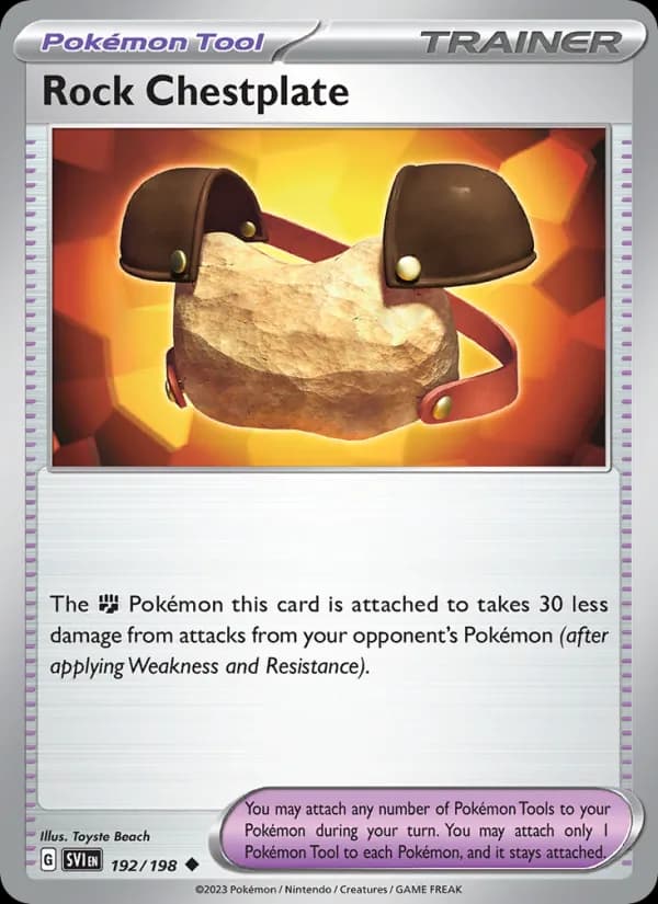 Rock Chestplate — Scarlet & Violet, Uncommon