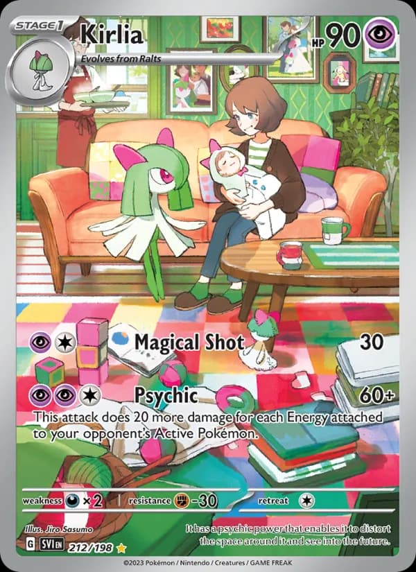 Kirlia — Scarlet & Violet, Illustration rare