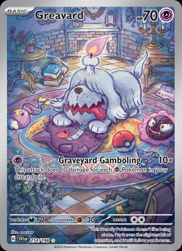 Greavard — Scarlet & Violet, Illustration rare