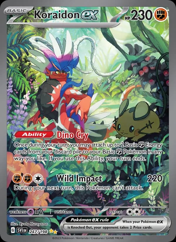 Koraidon ex — Scarlet & Violet, Special illustration rare