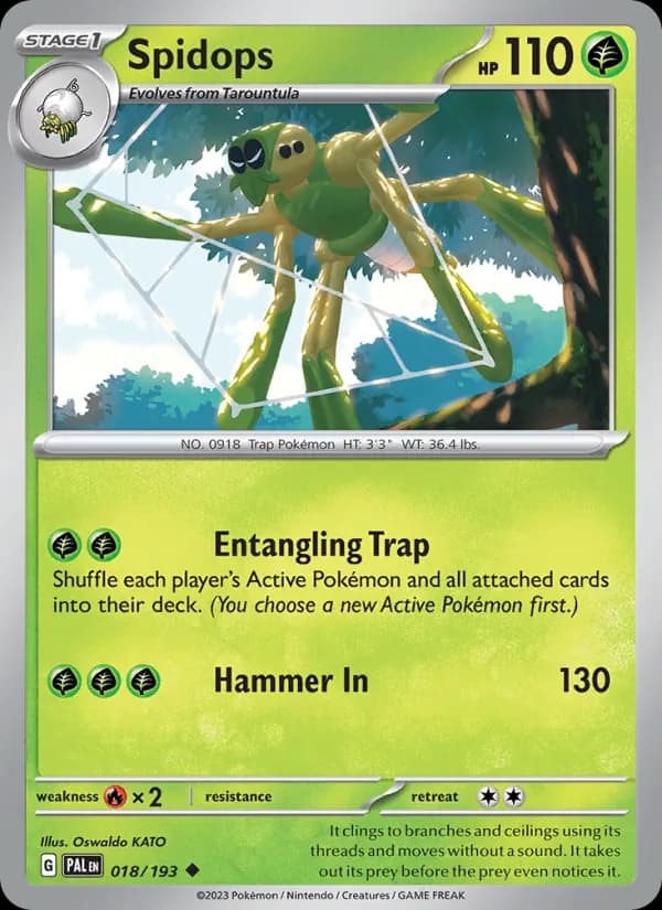 Spidops — Paldea Evolved, Uncommon