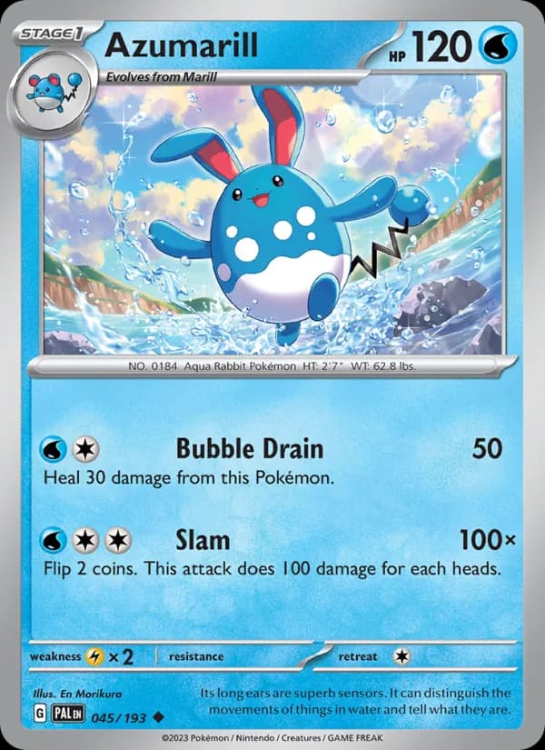 Azumarill — Paldea Evolved, Uncommon
