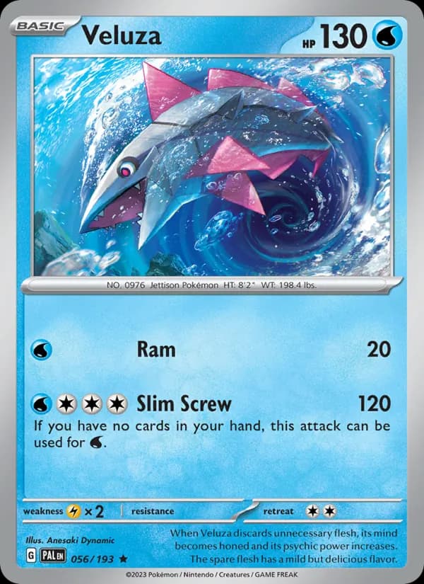 Veluza — Paldea Evolved, Rare