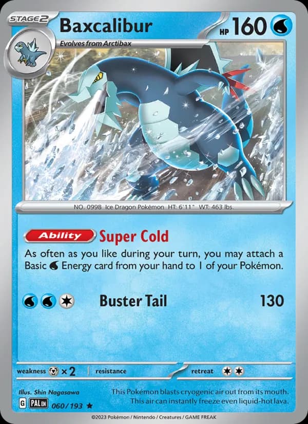 Baxcalibur — Paldea Evolved, Rare