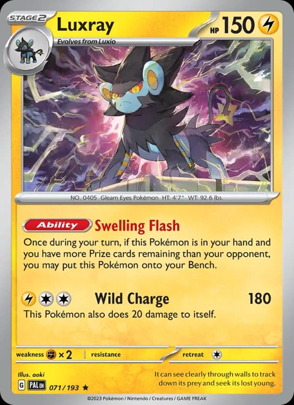 Luxray — Paldea Evolved, Rare