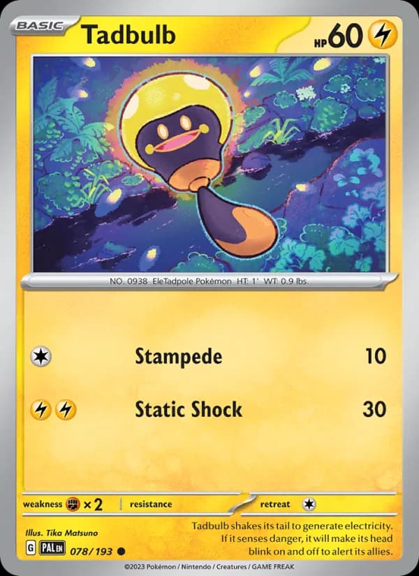 Tadbulb — Paldea Evolved, Common