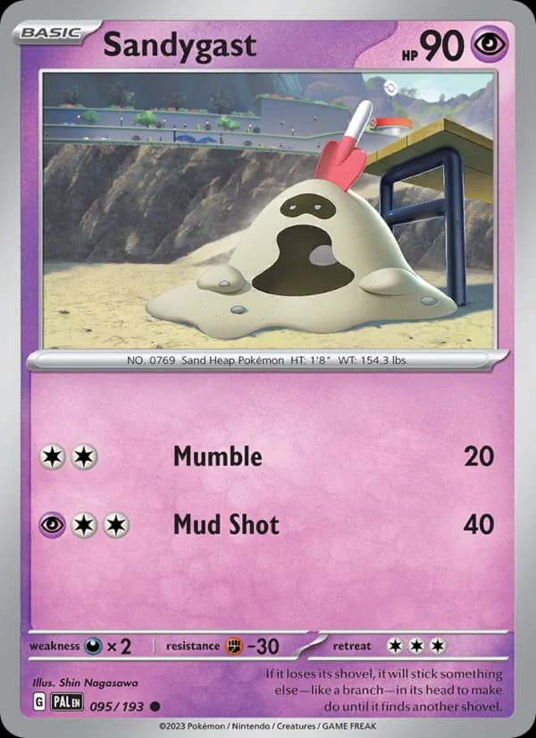 Sandygast — Paldea Evolved, Common
