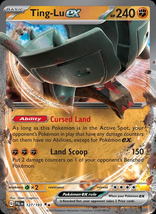 Ting-Lu ex — Paldea Evolved, Double rare