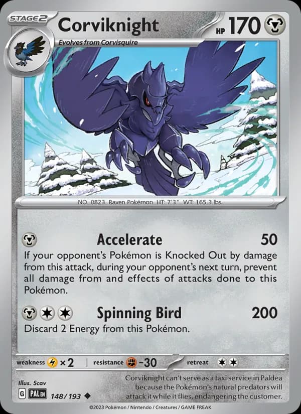 Corviknight — Paldea Evolved, Uncommon