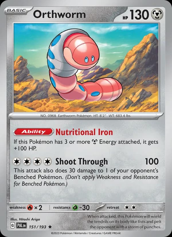 Orthworm — Paldea Evolved, Rare