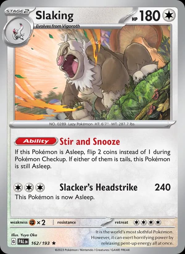 Slaking — Paldea Evolved, Rare