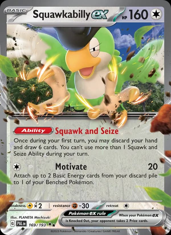 Squawkabilly ex — Paldea Evolved, Double rare
