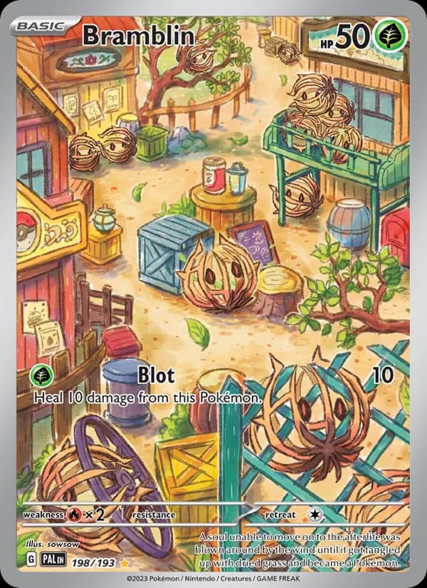 Bramblin — Paldea Evolved, Illustration rare