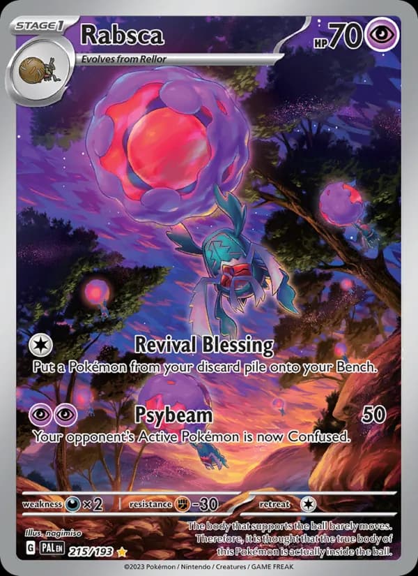 Rabsca — Paldea Evolved, Illustration rare