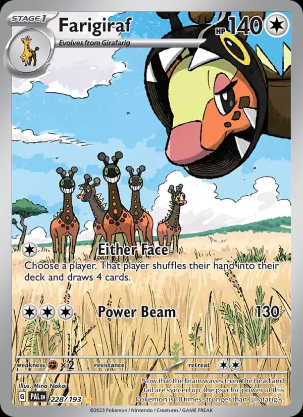 Farigiraf — Paldea Evolved, Illustration rare