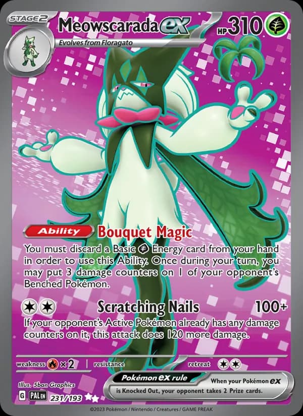 Meowscarada ex — Paldea Evolved, Ultra Rare