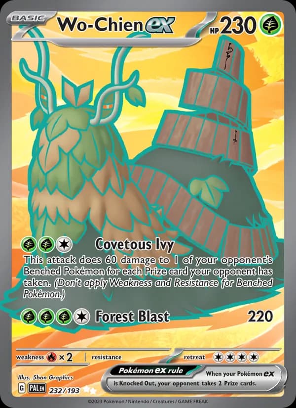 Wo-Chien ex — Paldea Evolved, Ultra Rare
