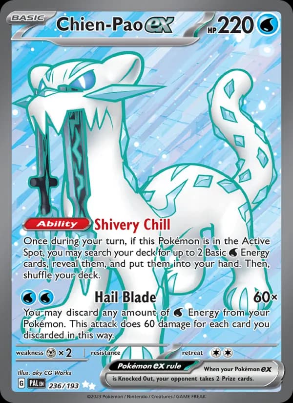 Chien-Pao ex — Paldea Evolved, Ultra Rare