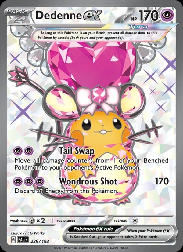 Dedenne ex — Paldea Evolved, Ultra Rare