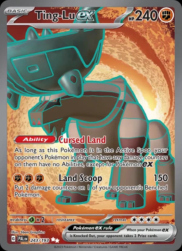 Ting-Lu ex — Paldea Evolved, Ultra Rare