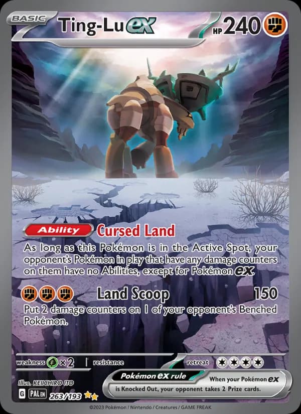 Ting-Lu ex — Paldea Evolved, Special illustration rare