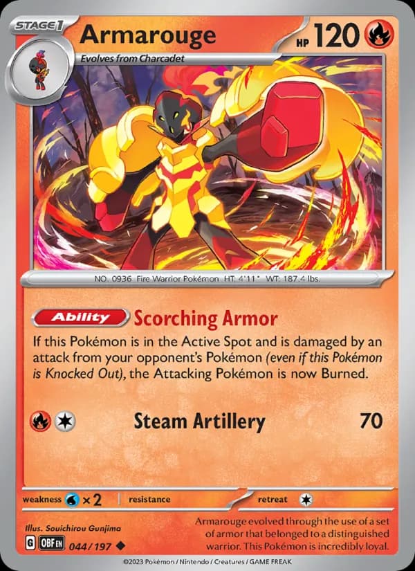 Armarouge — Obsidian Flames, Uncommon