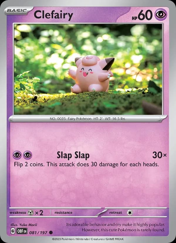 Clefairy — Obsidian Flames, Common