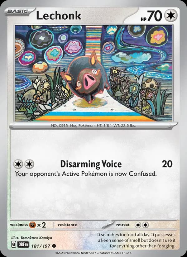 Lechonk — Obsidian Flames, Common