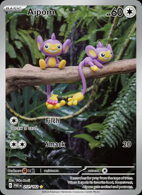 Aipom — Paradox Rift, Illustration rare